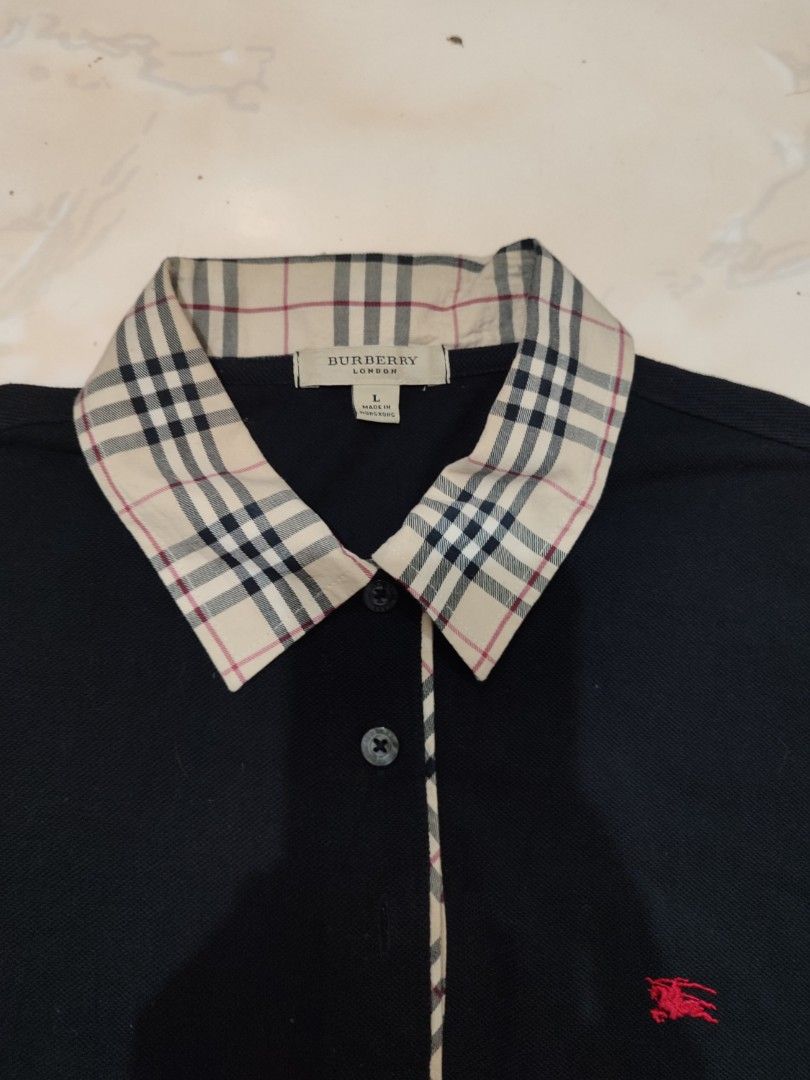 BURBERRY POLO (Category: Luxury Apparel) located in Pagadian. Submitted by miraculouspat (Listing ID 1467270846, Image 2). Description: L 24 W 19.5 NO ISSUE ASNEW CONDITION AUTHENTIC.