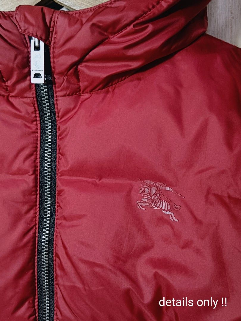 Burberry Puffer Jacket (Category: Babies & Kids Fashion) located in Manila. Submitted by kidsthrifthustle (Listing ID 1467250043, Image 2). Description: BURBERRY PUFFER JACKET (LEGIT) 3 YRS OLD LIKENEW CONDITION.