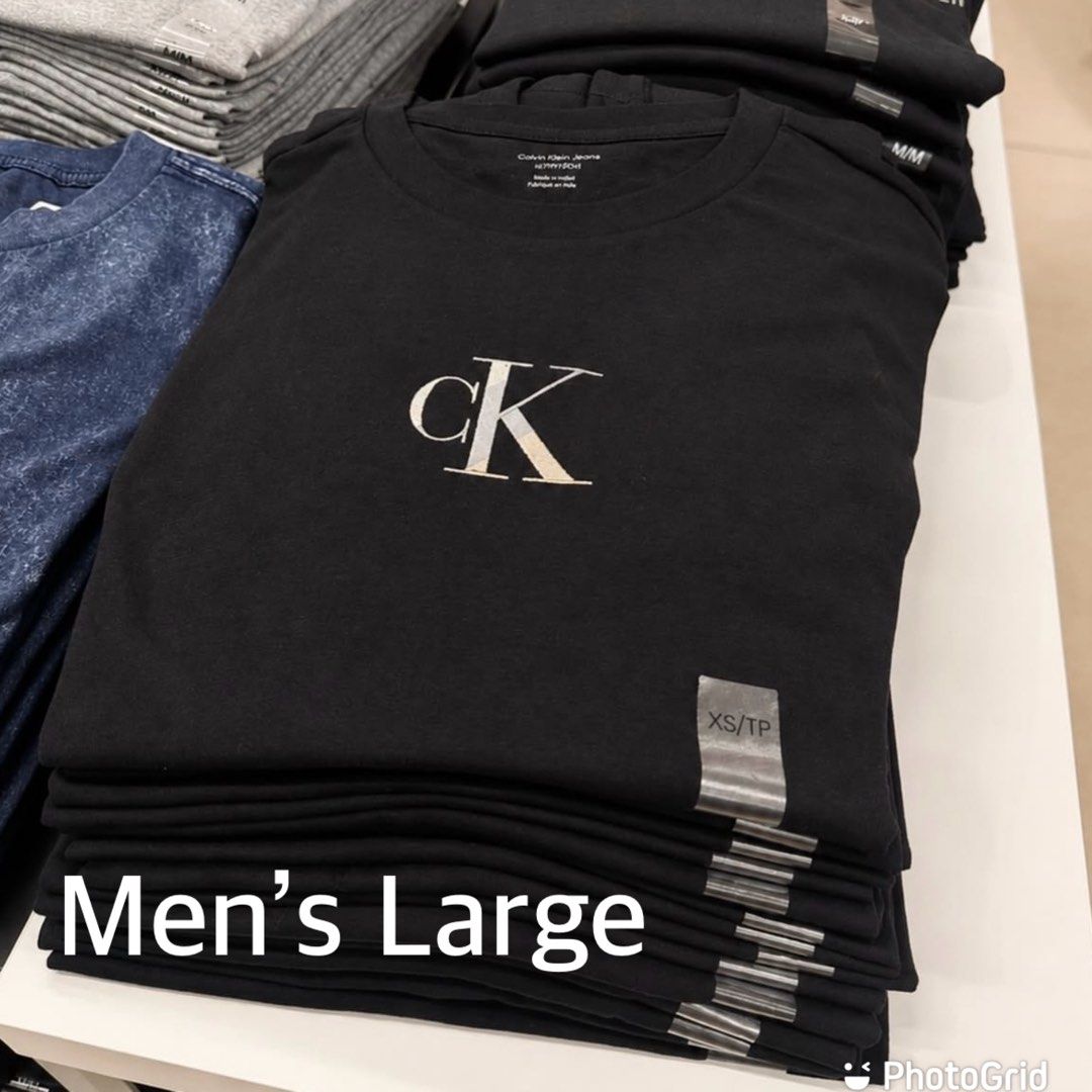 Calvin Klein Large mens embroidered (Category: Tshirts & Polo Shirts ) located in Batangas. Submitted by kheanknox29 (Listing ID 1467261890, Image 1). Description: On hand Brand new Size large Bought US Pm me.