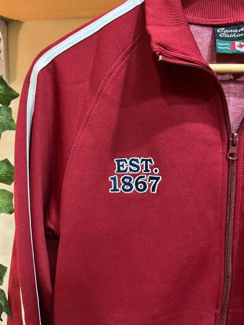 Canadian Vintage Track Jacket (Category: Vintage Collectibles) located in Quezon City. Submitted by michypeachyy1 (Listing ID 1467342228, Image 2). Description: 650 plus shipping medium size.