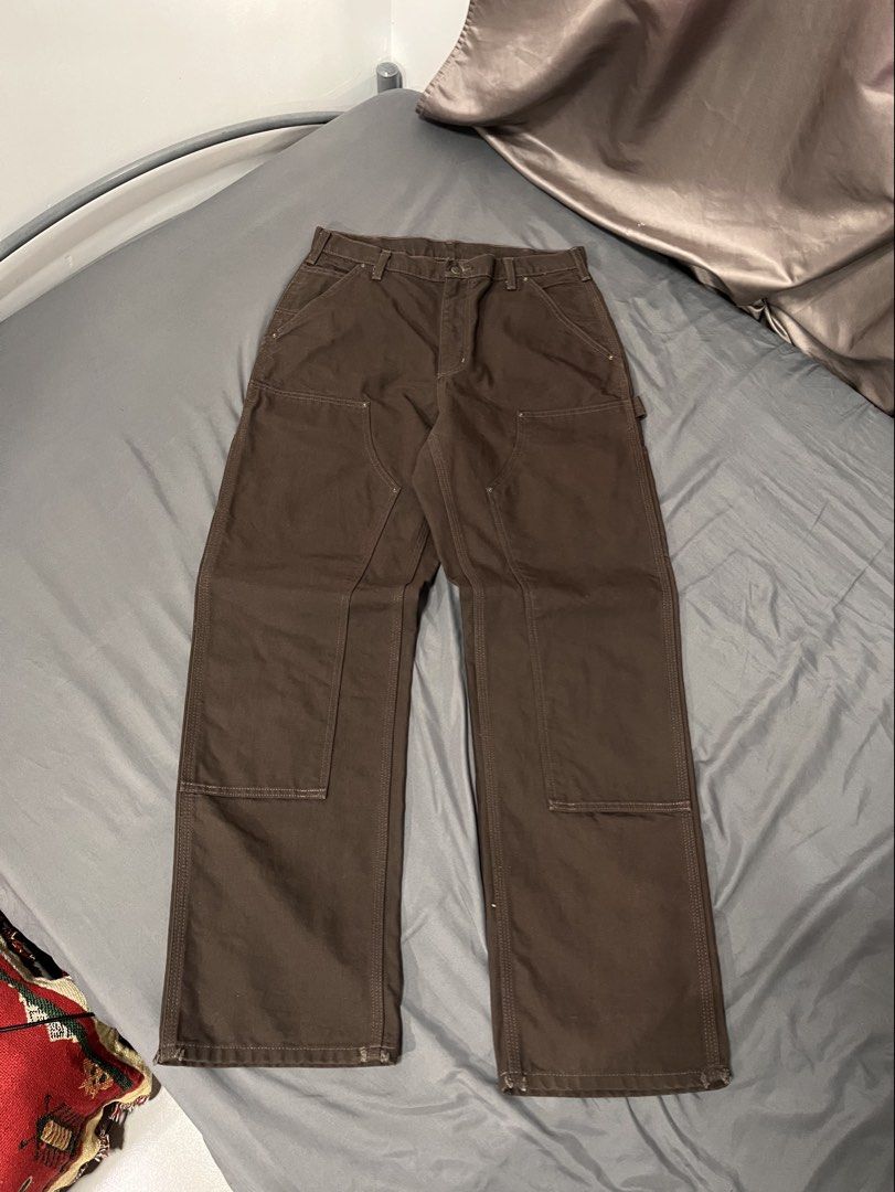 Carhartt B136 DKB Double Knee Pants (Category: Jeans) located in Quezon City. Submitted by puresnow111 (Listing ID 1467193683, Image 3). Description: WTS/FS: Carhartt B136 DKB Double Knee Pants - Size: 32x32 on tag - Actual Dimes: W33 x L45 x H9.5 - Condition: As new/Excellent Condition - Issue: Small Cut on Hem part but not altered (See pics) .