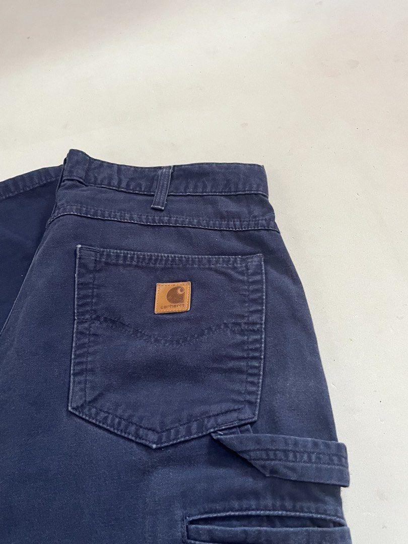 Carhartt B159 NVY (Category: Jeans) located in Iloilo. Submitted by jthrift0 (Listing ID 1467180173, Image 2). Description: 34x44x9.5 sign of usage excellent condition 9/10 color rate.