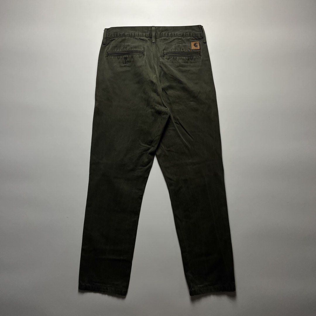 Carhartt Double Knee Work Pants (Category: Jeans) located in Manila. Submitted by streetsavvy (Listing ID 1467274025, Image 2). Description: Carhartt Double Knee Work Pants Size: 32 Waist: 32” - 34” Length: 40” Inseam: 30” Hip: 20” Thigh: 11” Knee: 10” Leg Opening: 7” Front Rise: 11”1 Measured in Inches Condition: Excellent condition Flaw: none.