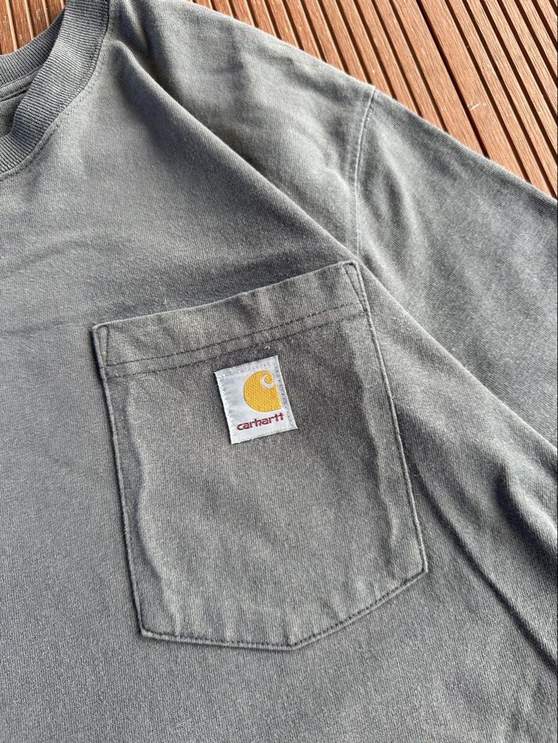 Carhartt K87 (Category: Tshirts & Polo Shirts ) located in Butuan. Submitted by dspot.loots (Listing ID 1467185367, Image 2). Description: -DETAILS- ❕Available❕ Tee Fit to L Measurement (in inches) WIDTH: 22.5 LENGHT: 29.5 CONDITION: 9 out 10 ISSUE: NONE CLAIM: 1000php (Automatically yours) ⚠️Payment first ⚠️No COD /+Shipping ⚠️Item was washed already Comment or DM to purchase FREE SHIPPING within Butuan City, Buenavista, Nasipit, and Carmen.