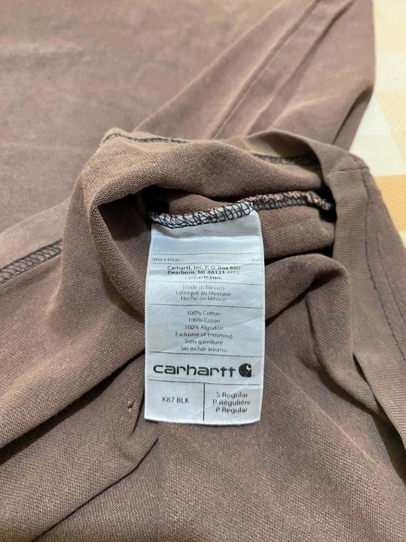CARHARTT K87 POCKET TEE W20 L29 (Category: Tshirts & Polo Shirts ) located in Bacoor. Submitted by jemmskiee. (Listing ID 1467324769, Image 3). Description: CARHARTT K87 POCKET TEE DIMES W20 L29 SIGN OF USED COLOR RATE 7.5/10 ISSUE NASA PICTURE NA 📌LOC BACOOR CAVITE.