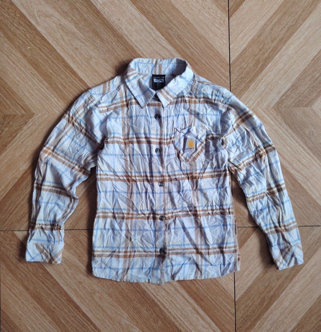 CARHARTT LONGSLEEVES (Category: Babies & Kids Fashion) located in Marikina City. Submitted by kingdrel (Listing ID 1467183754, Image 1). Description: CARHARTT LONGSLEEVES W 15 L 21 VERYGOOD CONDITION NO ISSUE COLORATE 9.5-10 NEED WASH.