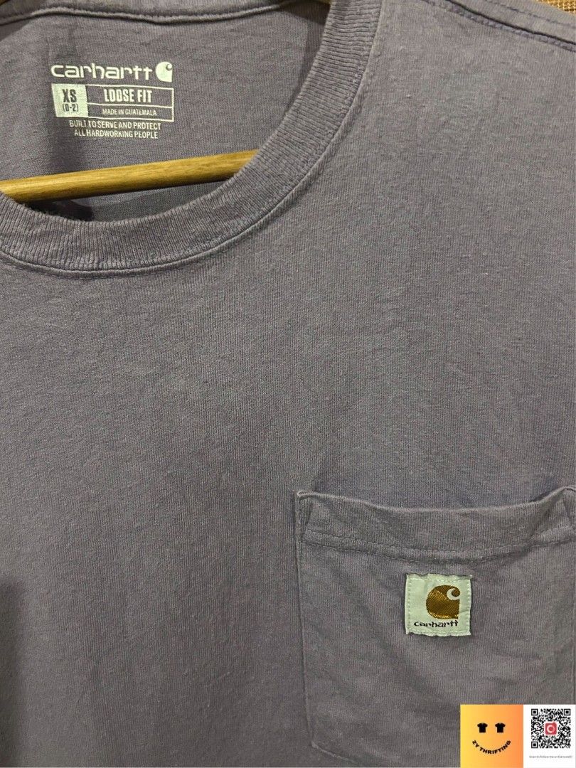 Carhartt Pocket T-Shirt (Category: Tshirts & Polo Shirts ) located in Solano. Submitted by zythrifting (Listing ID 1467362025, Image 3). Description: Carhartt pocket T-shirt Size: XS on tag Length: 27 Width: 19.5 Condition: 10/10 like new No Flaws Location: Nueva Vizcaya Mode of Payment: Gcash Price+sf Pm 📩.