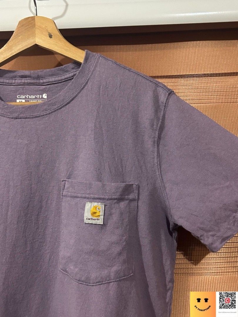 Carhartt Pocket T-Shirt (Category: Tshirts & Polo Shirts ) located in Solano. Submitted by zythrifting (Listing ID 1467362025, Image 2). Description: Carhartt pocket T-shirt Size: XS on tag Length: 27 Width: 19.5 Condition: 10/10 like new No Flaws Location: Nueva Vizcaya Mode of Payment: Gcash Price+sf Pm 📩.