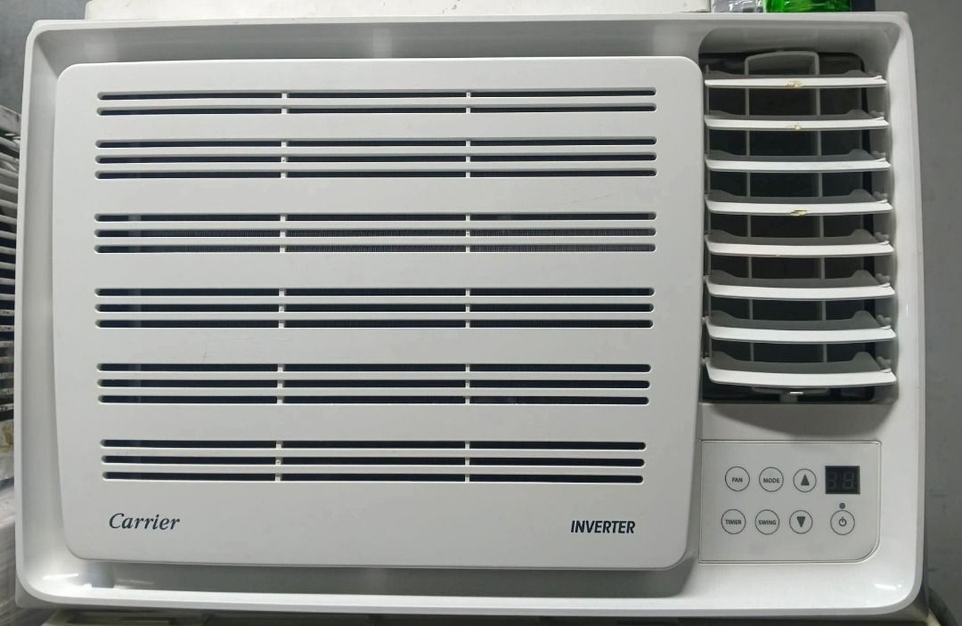Carrier 1hp inverter window type with remote (Category: Air Conditioning and Heating) located in Calamba. Submitted by alynsj (Listing ID 1467198226, Image 1). Description: No repair or issue Personal used item Very good condition Pickup only calamba Laguna Delivery also available .