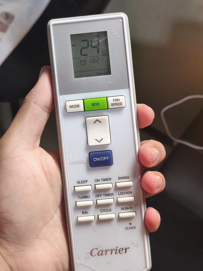 Carrier inverter Aircon 1.5hp (Category: Engine and Aircon Parts and Accessories) located in Manila. Submitted by khen_vii (Listing ID 1467178211, Image 2). Description: FOR PICK UP ONLY. *with remote control *almost mag 2yrs na *No history of repair *hindi pa nabubuksan .