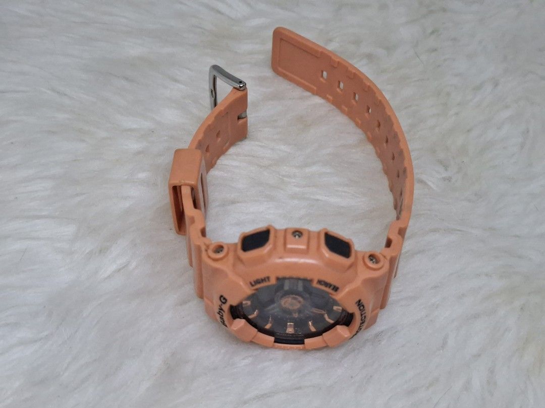 Casio Baby-G BA-111 pink (Category: Women's Watches) located in Manila. Submitted by jonrick.co (Listing ID 1467302994, Image 3). Description: - Authentic Casio Baby-G watch in trendy soft orange - Analog and digital display with elegant rose gold hands and markers - Tough shock-resistant construction for everyday durability - 10 bar (100 meters) water resistance - World time function for travelers - Comfortable resin strap with a secure stainles