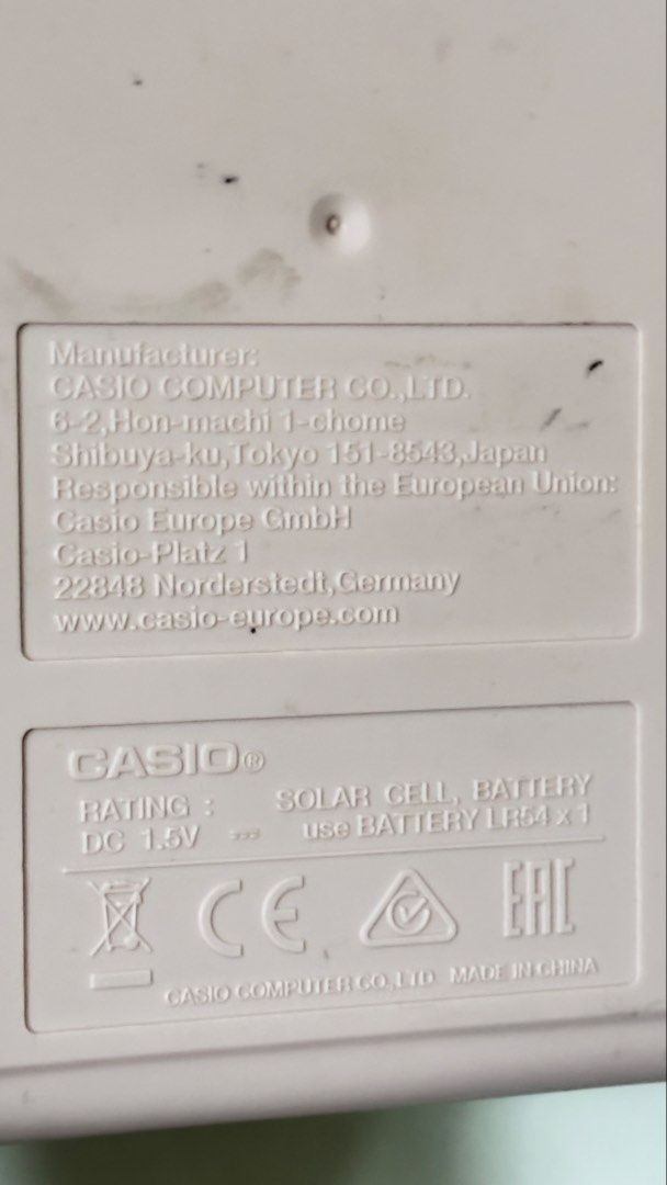 Casio Pink Calculator (Category: Stationery & School Supplies) located in Calamba. Submitted by cur8d (Listing ID 1467170555, Image 3). Description: .