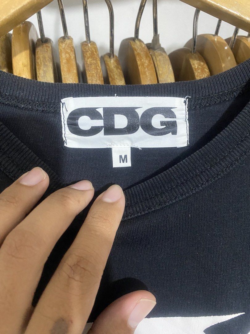 Cdg x stussy tee (Category: Tshirts & Polo Shirts ) located in Legazpi City. Submitted by dimas_loot (Listing ID 1467300094, Image 3). Description: Stussy x cdg No issue Medium 2500.