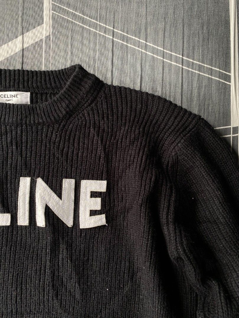 Celine knitted crew neck (Category: Coats, Jackets and Outerwear) located in Manila. Submitted by raymondrob54698 (Listing ID 1467309053, Image 2). Description: Size Large 22x27 no issue.