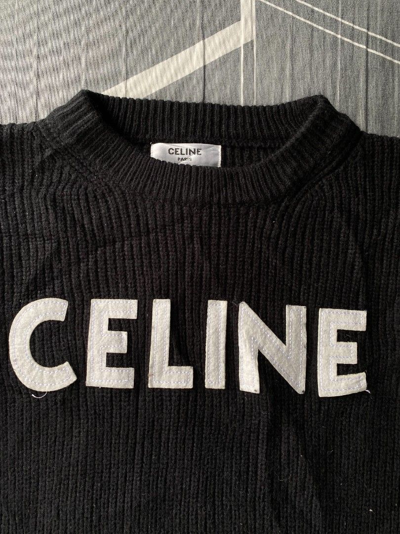 Celine knitted crew neck (Category: Coats, Jackets and Outerwear) located in Manila. Submitted by raymondrob54698 (Listing ID 1467309053, Image 3). Description: Size Large 22x27 no issue.