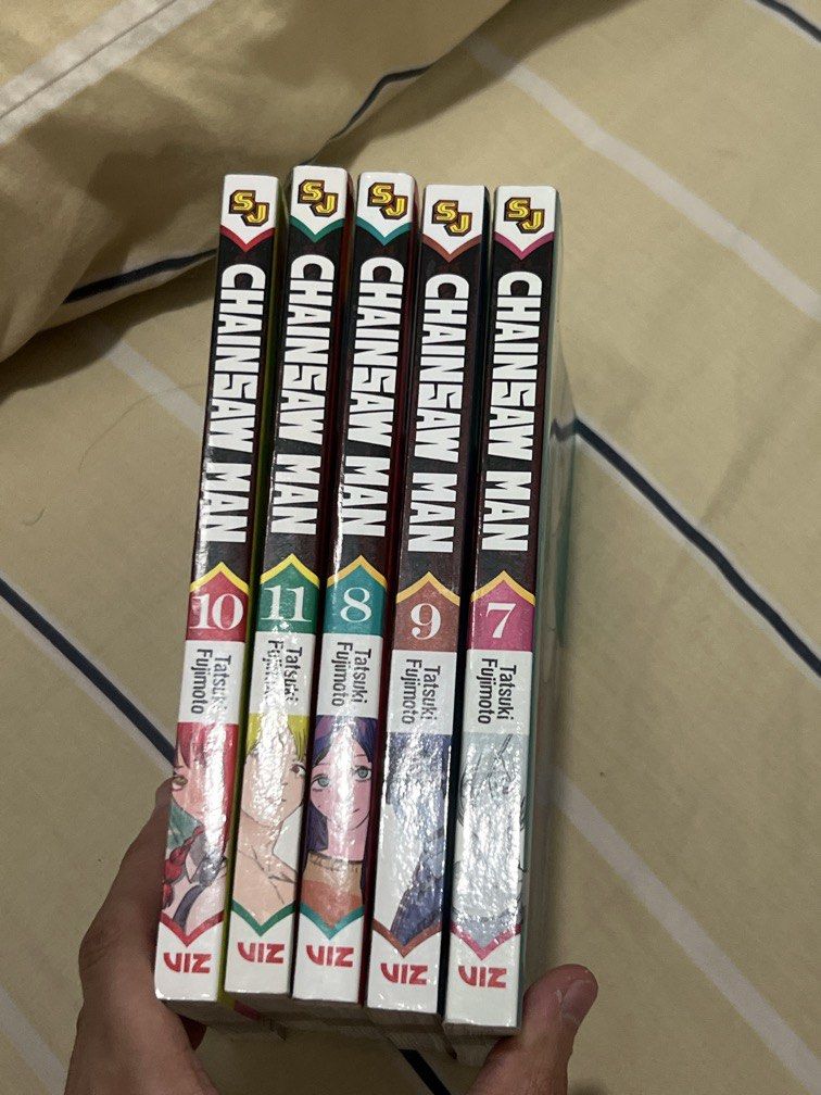 Chainsaw Man vol. 7-11 (Category: Comics & Manga) located in Manila. Submitted by keencat-5219 (Listing ID 1467290689, Image 2). Description: 300 each buy 2 = 500 buy 3 = 800 buy all 5= 1300.