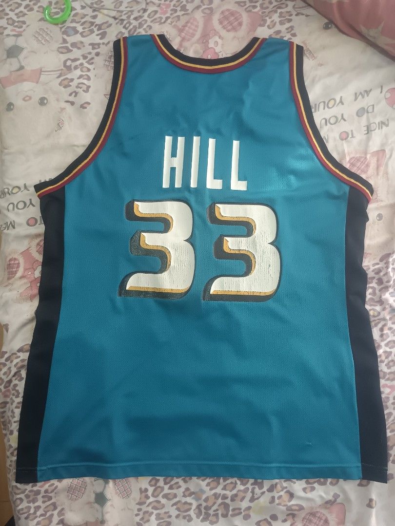 Champion jersey (Category: Activewear) located in Antipolo. Submitted by peevee_bryant (Listing ID 1467325766, Image 2). Description: fs: Champion jersey Grant Hill personal collection size : 48 price : 1700 issue : na post n po minor crack and pin hole ( bawal sa maselan slamat ) rfs : Need cash pangpa ayos ng mutor.