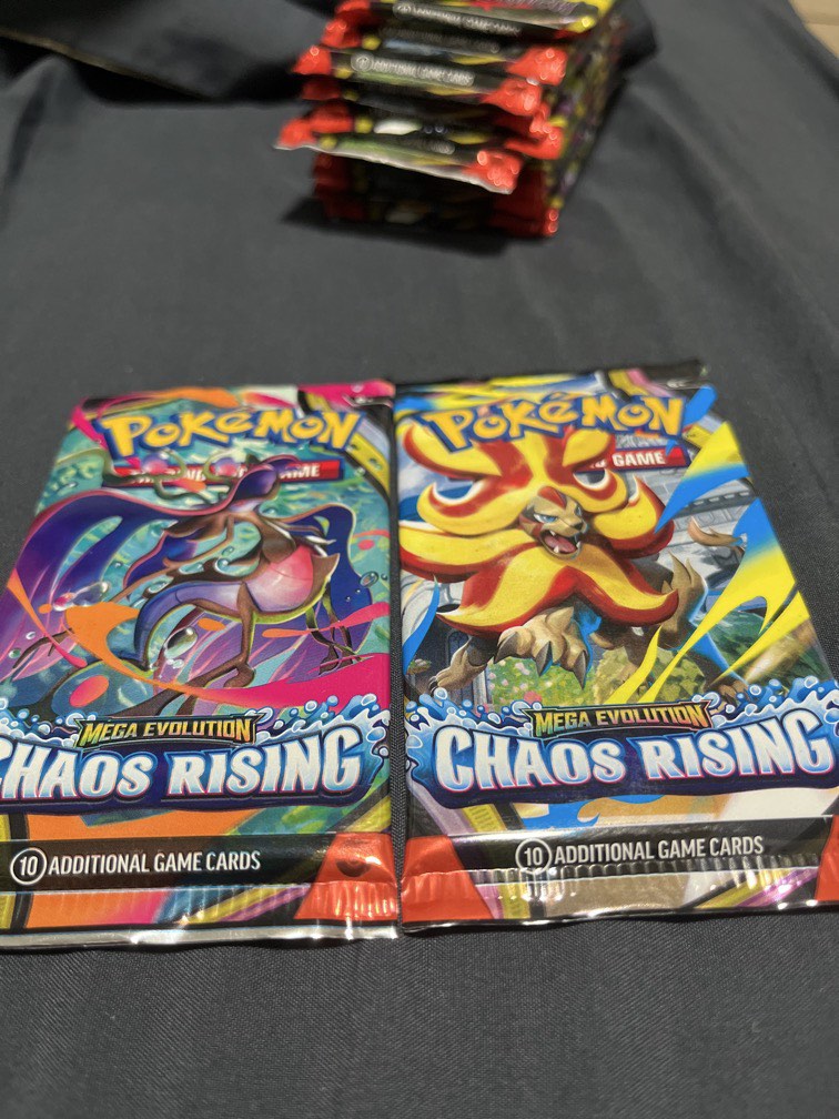 Chaos rising booster pack, Toys & Collectibles, Trading Cards, Card ...