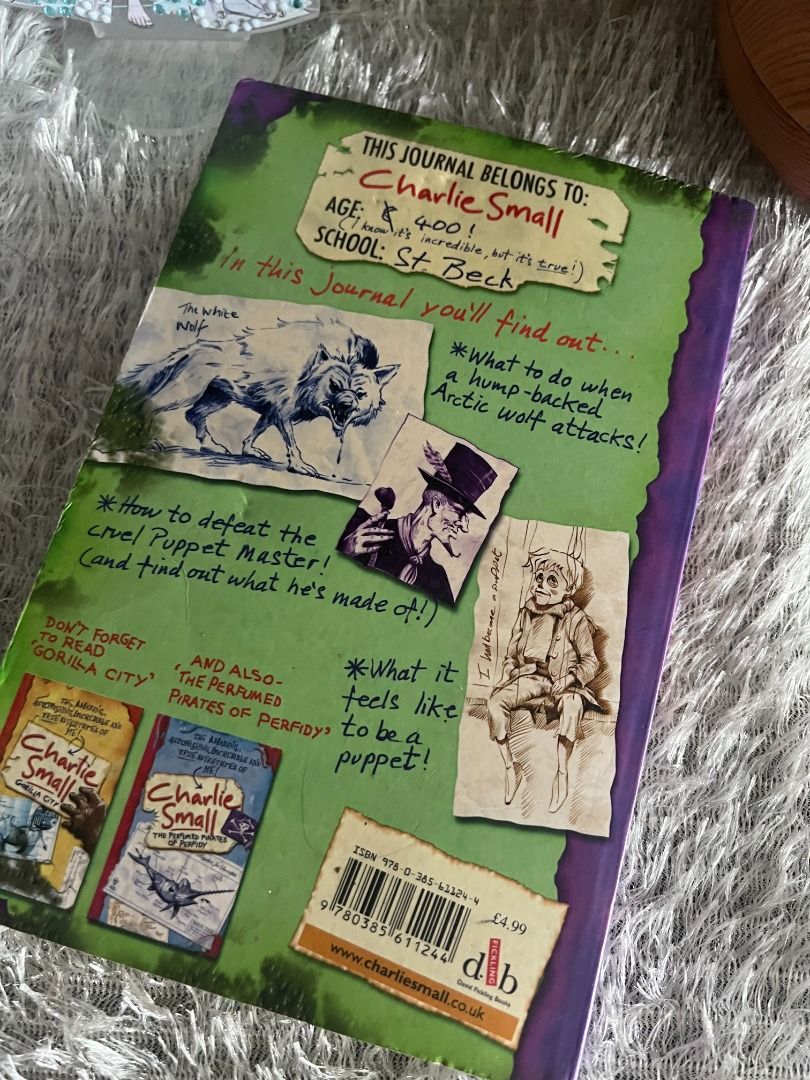 Charlie Small Bubble And Bubble And Trouble Book (Category: Children's Books) located in Las Pinas. Submitted by shesells.013 (Listing ID 1467302554, Image 3). Description: - Title: Charlie Small Adventure Journal - Content: Packed with wild stories, sketches, and illustrations - Target Audience: Great read for kids - Condition: Spine intact, pages clean, normal yellowing of pages from age, crease lines along cover edges and corners. 💬 DM if int