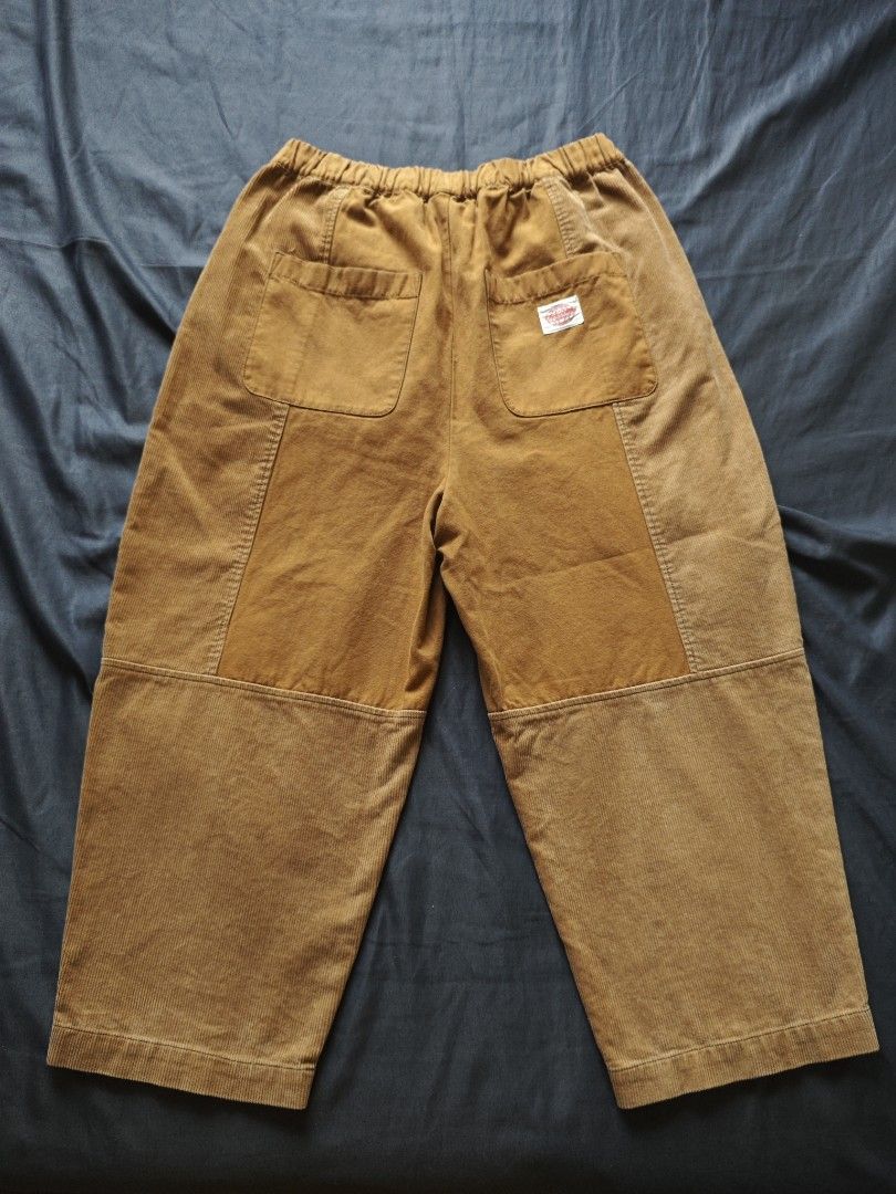 Chocoolate Canvas - Corduroy Balloon Pants (Category: Trousers) located in Batangas. Submitted by retroguyy (Listing ID 1467279394, Image 3). Description: Chocoolate Canvas - Corduroy Balloon Pants Material: Cotton = 100% Actual Measurement (laid flat): Waist = 14-15 inches (elasticated waist) Outseam 33 inches inseam 20 inches rise = 13 inches Hem = 7.25 inches Perfect for showing off your boots / footwear. .