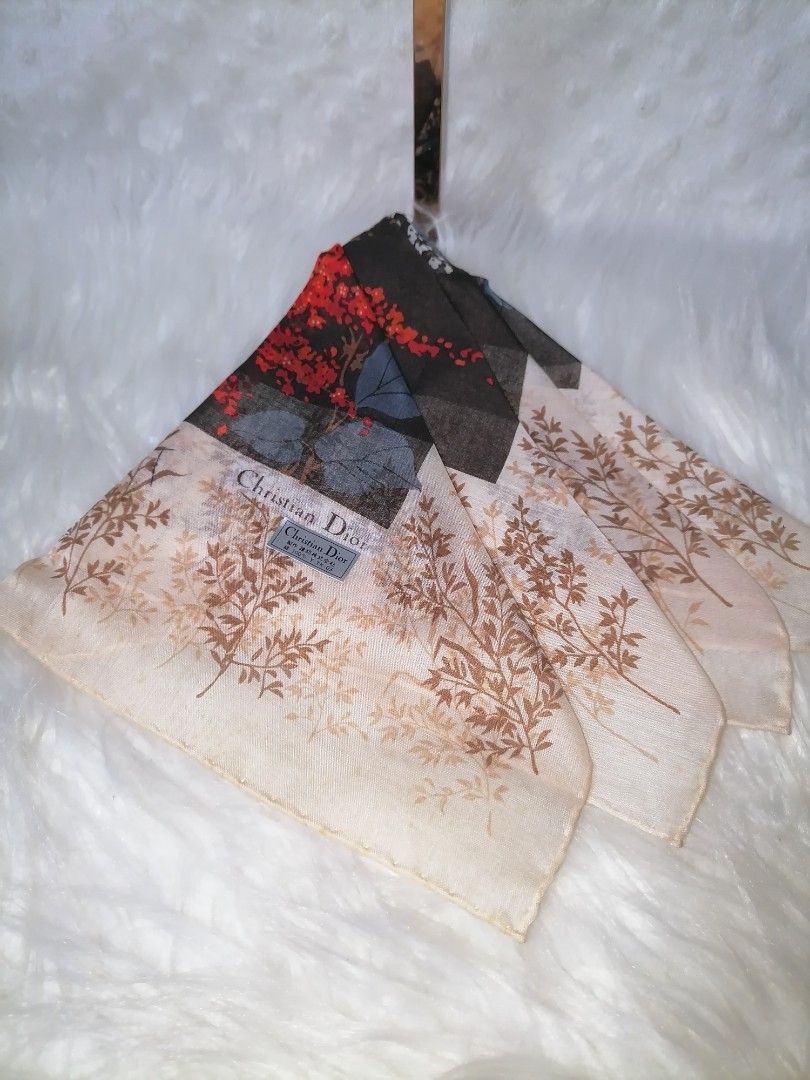 Christian Dior Hanky (Category: Luxury Accessories) located in Butuan. Submitted by az-branded.items (Listing ID 1467310482, Image 3). Description: Size 17.5" Authentic item From Japan.