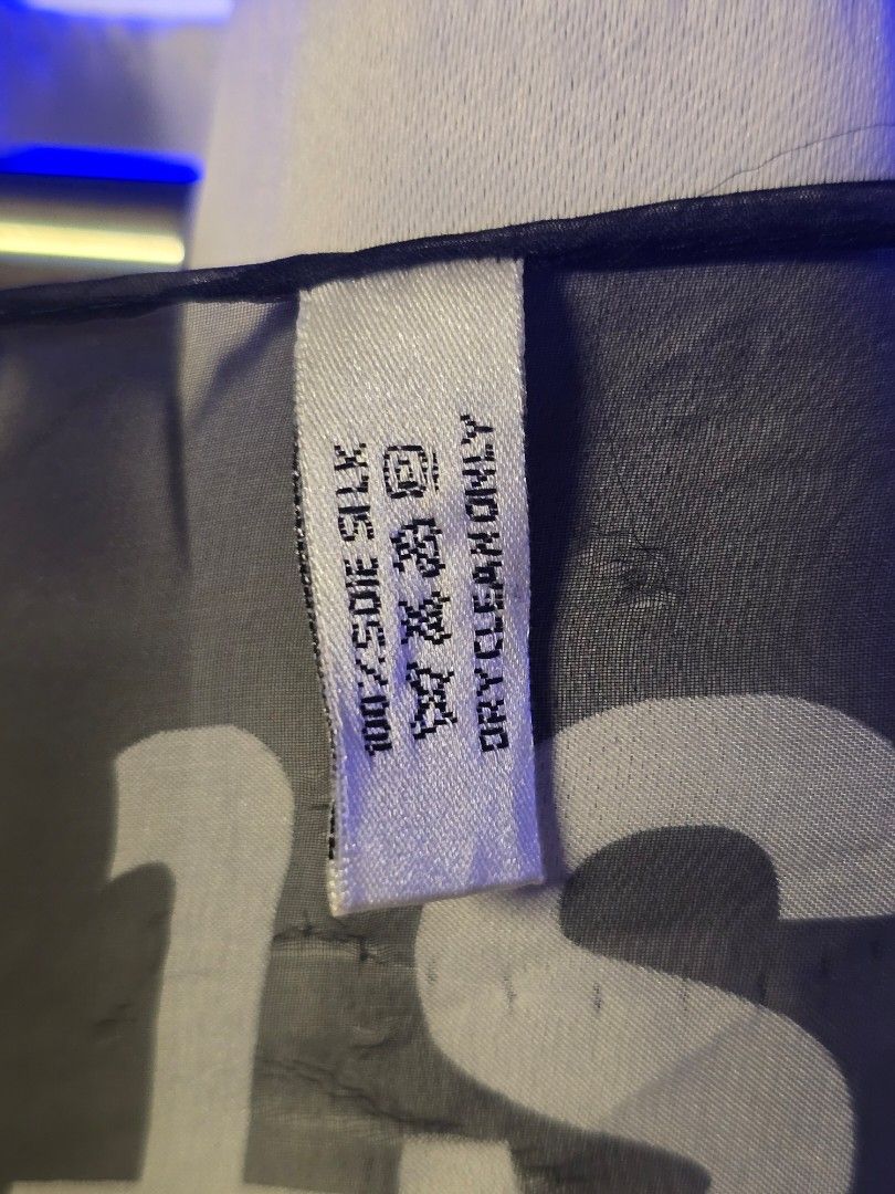 Christian Dior Silk Scarf Grey Monogram Pixel Pattern (Category: Scarves) located in Baguio. Submitted by sonny14 (Listing ID 1467353159, Image 3). Description: Christian Dior silk scarf in grey and white tones. super thin scan all pics pm for more infos 29 in by 68 in.