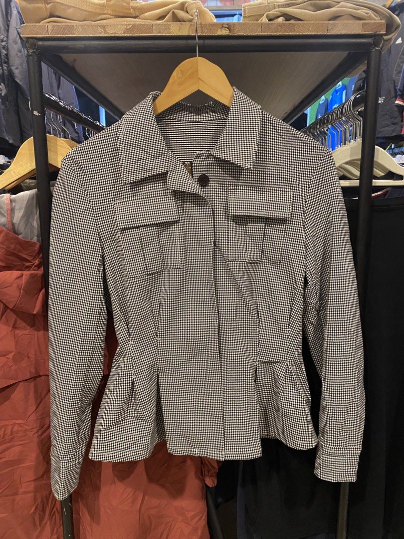 Christian Dior Womens Jacket (Category: Luxury Apparel) located in Manila. Submitted by jmonthriftfinds. (Listing ID 1467330906, Image 1). Description: Christian Dior Womens Jacket Fit Small- Medium 17.5x22.5 Dimes Excellent-New condition No issue 9.9/10 color rate Presentable Note - Authenticity is not Guarantee since this item is Ukay/Thrift item. 3500 +sf Gensan City.