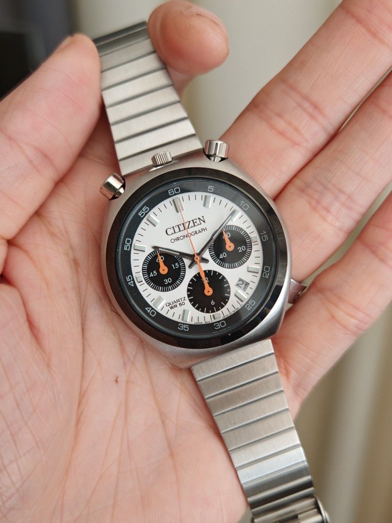 Citizen Bullhead Panda Re-issue (Category: Men's Watches) located in San Juan City. Submitted by MW_888 (Listing ID 1467059888, Image 3). Description: Citizen Bullhead Re-issue Panda Quartz 9/10 condition Inclusions: watch, original bracelet, guarantee card and box *photo reference on 6.5" wrist 16.5k.