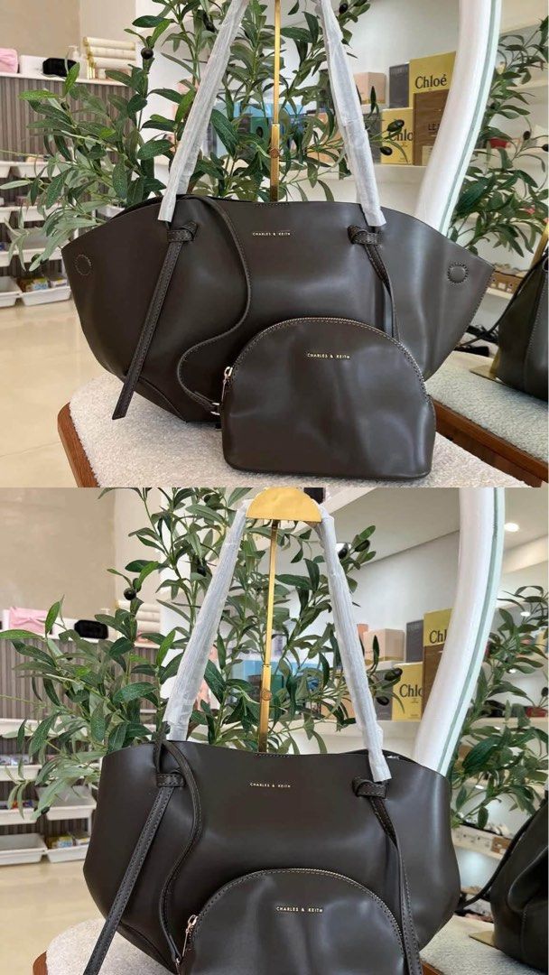 C&K Calla tote (Category: Tote Bags) located in Bulacan. Submitted by mykakarizza (Listing ID 1467291216, Image 1). Description: CALLA RESTOCK!! Espresso, Moss & White onlyy ✨✨ ₱950 onlyy C&K Calla tote Strap drop length 31 cm Strap length 66 cm Width 18-40 cm Depth 10 cm Height 23 cm Add paperbag 100 📸 Actual pics! 🙋🏻‍♀️ ─── ✦ ─── ✦ ─── ✦ ─── ✦ ─── 🛍️ LOOKING FOR MORE RESELLERS 🛍️ ✨ Buy 3 pcs of ANY items — FREE SHIPPING NA!🚚 ✨ Buy 10 item