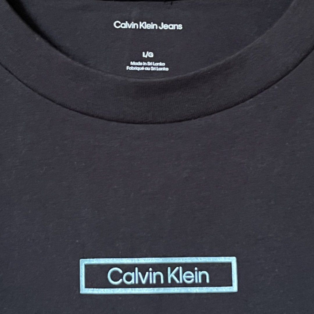 CK women’s shirt (Category: Shirts) located in Quezon City. Submitted by excessara.mnl (Listing ID 1467220531, Image 2). Description: 📌 W - 21 1/2” | L - 22”.