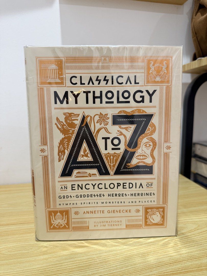Classical Mythology A to Z Encyclopedia (Category: Storybooks) located in Toledo. Submitted by alziaron (Listing ID 1467311529, Image 1). Description: 📚 Title: Classical Mythology Author: Annette Giesecke Illustrator: Jim Tierney Publisher: Black Dog & Leventhal Publishers Content: Comprehensive guide covering gods, goddesses, heroes, heroines, nymphs, spirits, monsters, and places in classical mythology Condition: See attached photos. Brought b