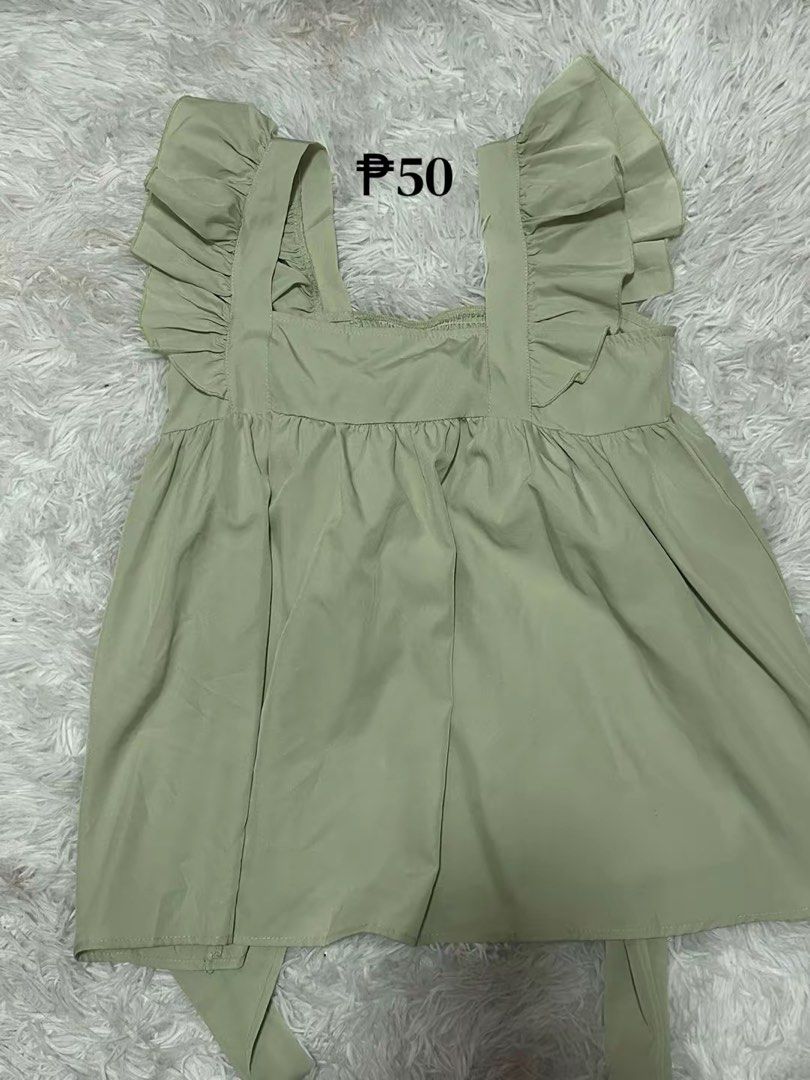 clothes for sale (Category: Shirts) located in Los Banos. Submitted by alykamarie05293 (Listing ID 1467230567, Image 1). Description: selling on tiktok! @foundbyou.ph prices are in the pics.