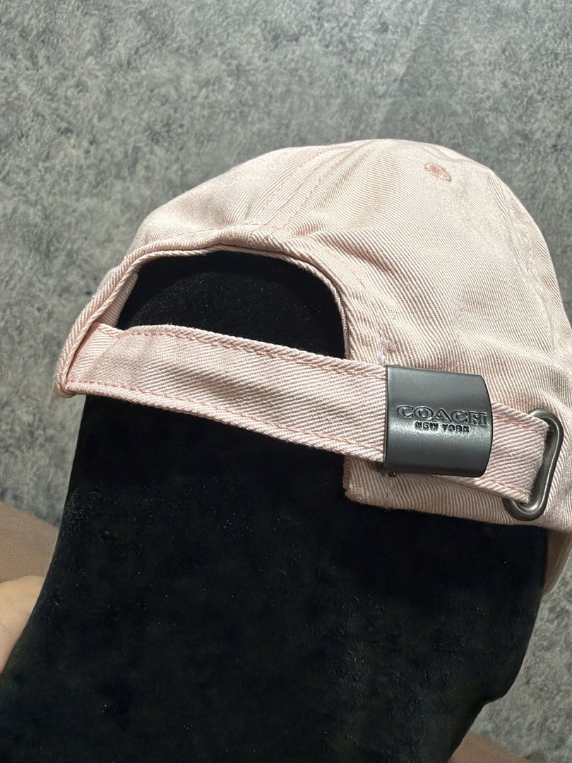Coach - Embroided C logo Pink cap (Category: Caps & Hats) located in Cavite. Submitted by commoncourtesy (Listing ID 1467320346, Image 2). Description: One size fits all.