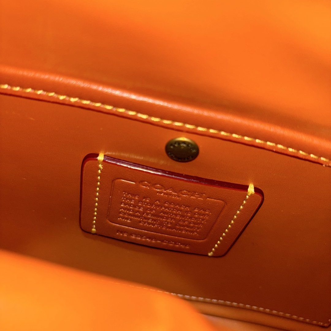 Coach Brown Suede Shoulder Bag (Category: Luxury Bags & Wallets) located in Manaoag. Submitted by ianka10 (Listing ID 1467306981, Image 3). Description: NEW ARRIVAL!! (Sourced from JPN and KOR) - Elegant gold-tone hardware and secure top zip closure - Features classic interior leather storypatch with embossed lettering and snap closure - Coach hangtag on the side - Perfect for daily use or special occasions - Send a message for inquiries or fast 