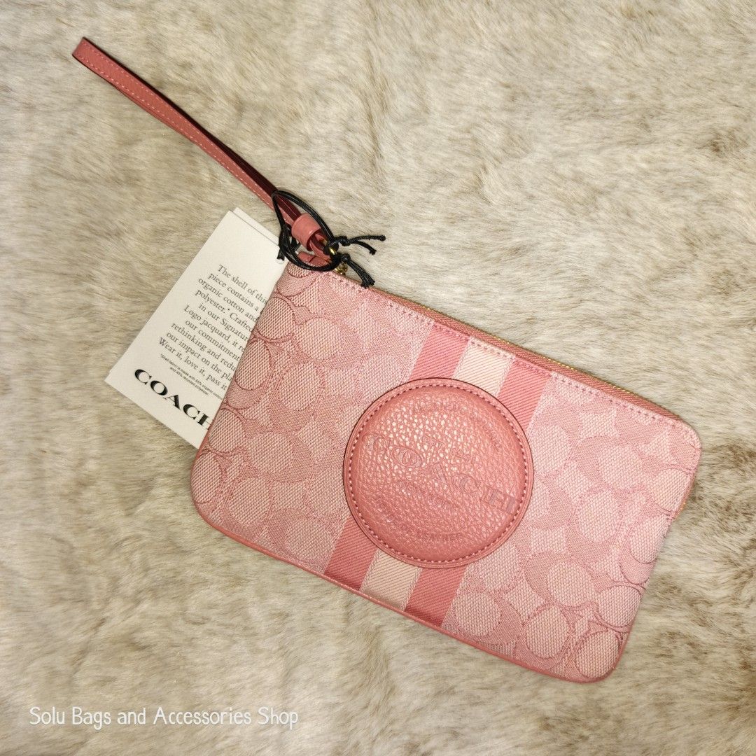 Coach Wristlet in Taffy (Category: Wallets & Card holders) located in Taguig. Submitted by mommasolu (Listing ID 1463836085, Image 2). Description: ❣️On hand and ready to ship ❣️All items are original and authentic from 🇺🇸 Shipping: J&T or Laz check out ‼️Same Day Shipping via GrabExpress or Lalamove for Metro Manila (payment first) ‼️COD option available for Laz check out MOP: GCash and Bank Transfer via BPI or GoTyme Follow our socials: FB 👉