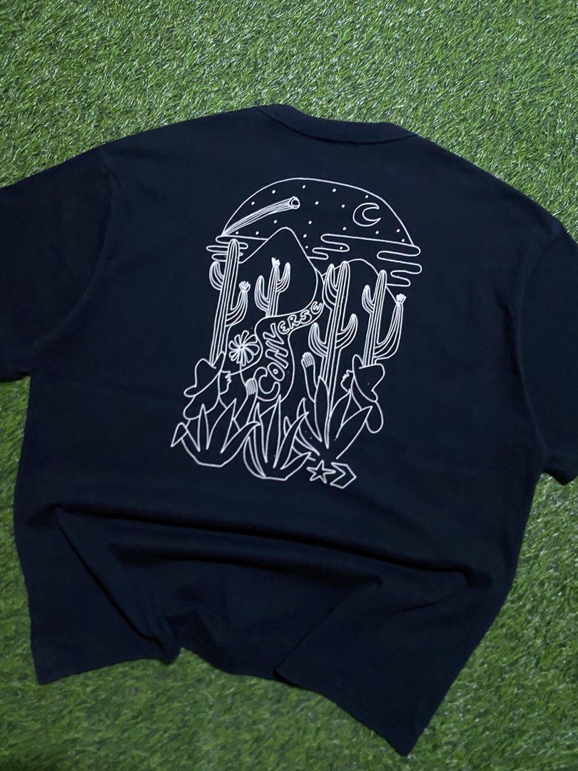 CONVERSE SHIRT (Category: Tshirts & Polo Shirts ) located in Manila. Submitted by niftythrifttt (Listing ID 1467340612, Image 3). Description: CONVERSE SIZE L TO XL WIDTH - 22.5 LENGTH - 28 COLOR RATE 9.5 EXCELLENT CONDI NO ISSUE.