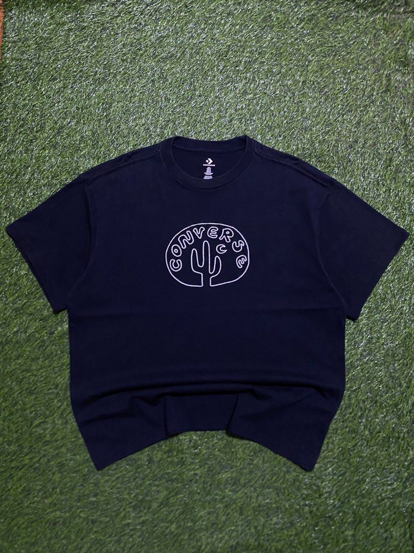 CONVERSE SHIRT (Category: Tshirts & Polo Shirts ) located in Manila. Submitted by niftythrifttt (Listing ID 1467340612, Image 1). Description: CONVERSE SIZE L TO XL WIDTH - 22.5 LENGTH - 28 COLOR RATE 9.5 EXCELLENT CONDI NO ISSUE.