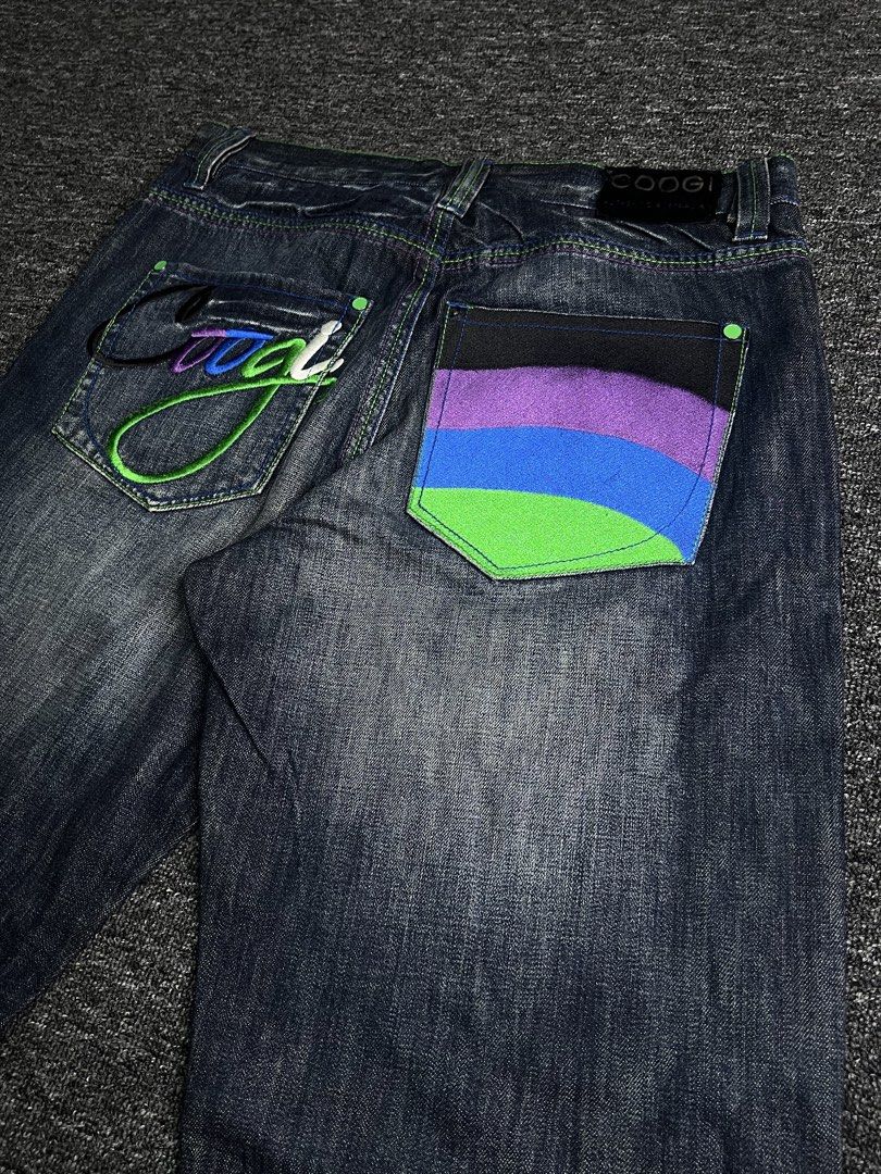 Coogi Baggy Denim Pants (Category: Jeans) located in Manila. Submitted by thrifty.4pp4rels (Listing ID 1467315051, Image 3). Description: Shipping fee shouldered by the buyer Issues: Fold crease Measurements: W 40 L 40 Thigh 15 Hem 11.5.