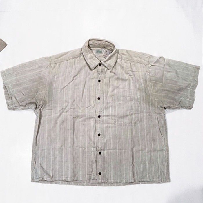 Cream Stripped button up, AshCreek Trading Shirt (Category: Shirts) located in Manila. Submitted by queenofthesea0202 (Listing ID 1467357435, Image 1). Description: .