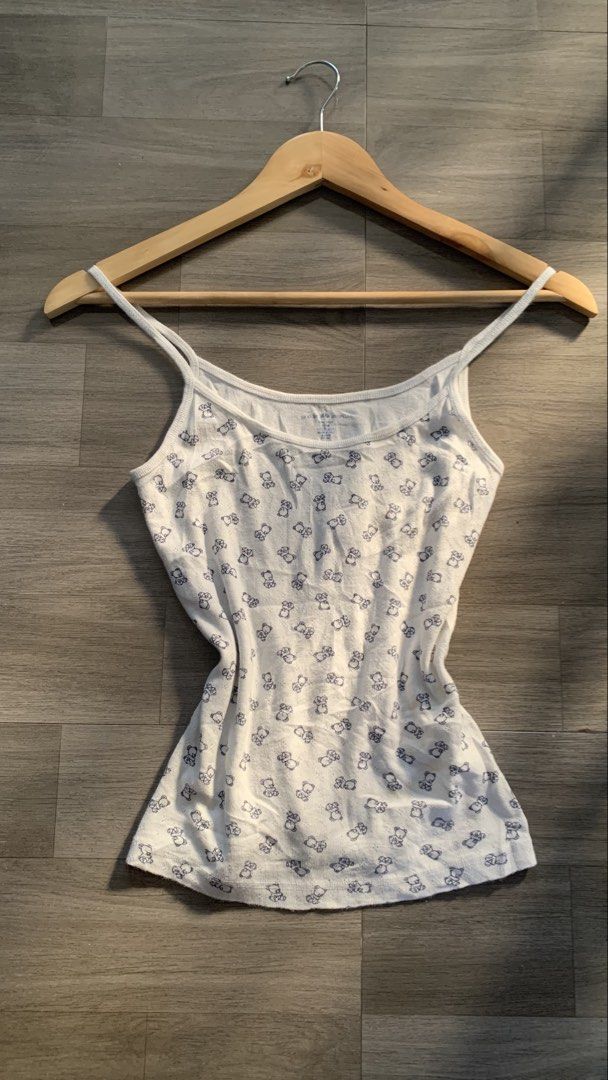 Dainty Brandy Melville Teddy Tank (Category: Sleeveless) located in Laoag. Submitted by hotstuffben (Listing ID 1467291073, Image 1). Description: Size: Small -No when worn -Mop:Gcash Only -Mod:J&T Only.
