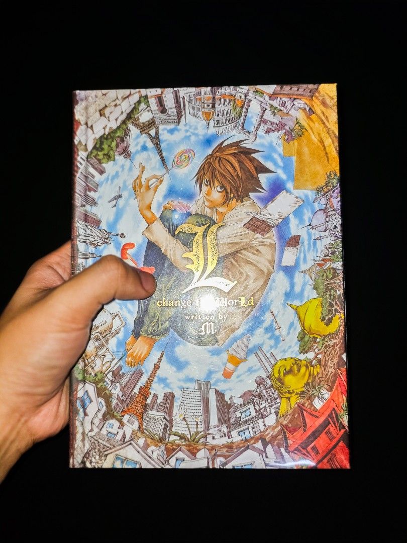 Death Note L Change the World Novel (Category: Storybooks) located in Quezon City. Submitted by declutterevents (Listing ID 1467189418, Image 1). Description: - Title: L Change the World (Death Note Spin-off) - Author: M - Format: Hardcover edition with gorgeous global/sweets cover art - Condition: Clean pages and solid spine - Perfect for: Death Note fans and book collectors - Shipping: Ships securely from PH / Meet-ups available.