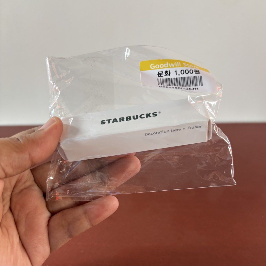 Decoration Tape + Eraser “Starbucks” (Category: Other Merchandise) located in Cavite. Submitted by nanangonlineshop (Listing ID 1467202380, Image 1). Description: 📌 Decoration Tape + Eraser “Starbucks” 🏷️ P100 ⚠️ POLICY: ❌ NO COD ✅ AS IS, WHERE IS ✅ FIRST PAY BASIS ✅ MINE NOW, PAY NOW ✅ 3-DAYS HOLD ONLY. UNPAID RESERVATIONS ARE VOIDED. 📍 Location: Cavite 👉 WE SHIP NATIONWIDE (LUZON, VISAYAS & MINDANAO) ✅ MOP: Bank Transfer (BPI) & GCash ✅ Shi