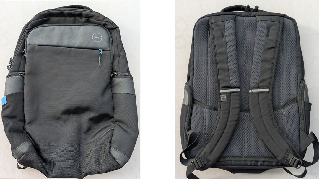 Dell Professional Backpack 15 (Category: Backpacks) located in Bacoor. Submitted by rdeveyra (Listing ID 1467248301, Image 2). Description: Dell Professional Backpack 15 for sale. Item is used, slight discoloring on the top-front pocket and some zippers do not have pull tags. Carries up to 15" laptops. Measures 44.6cm (H) x 27.7cm (W) x 16.6cm (D). Sold cheap so no returns. PM me for faster transactions and/or inquiries..