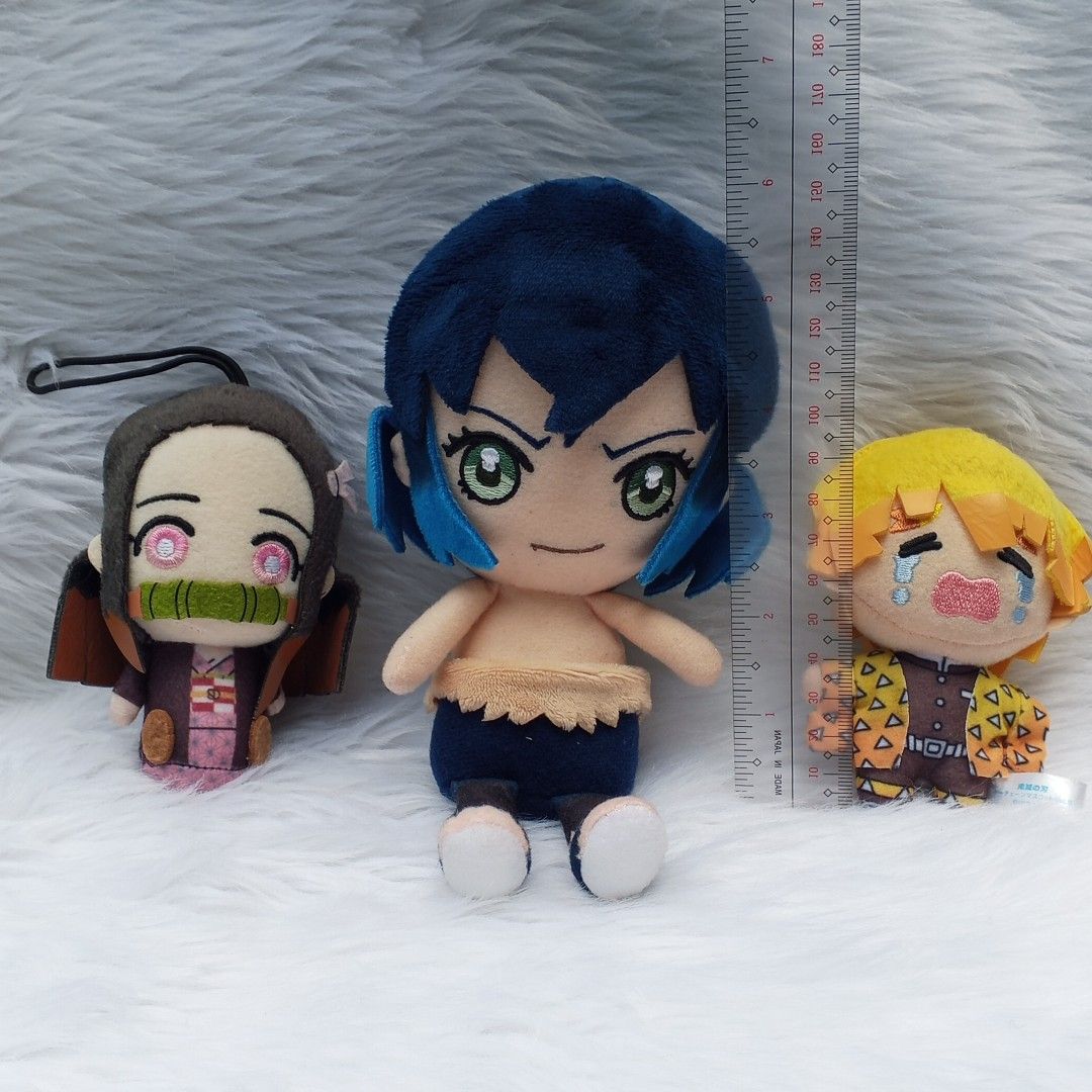 Demon Slayer Bundle (Category: Plushies & Soft Toys) located in Cavite. Submitted by newmango.95cecd (Listing ID 1467333355, Image 2). Description: ✓ Set of 3 Demon Slayer plush toys ✓ Includes Nezuko, Inosuke, and Zenitsu ✓ Inosuke's boar mask is removable ✓ Ideal for fans of the anime ✓ for display or collection with tags: Banpresto (nezuko) Sega (zenitsu) KG/S (inosuke) Loc: Silang, Cavite 📦 Delivery: Lalamove or J&T only.