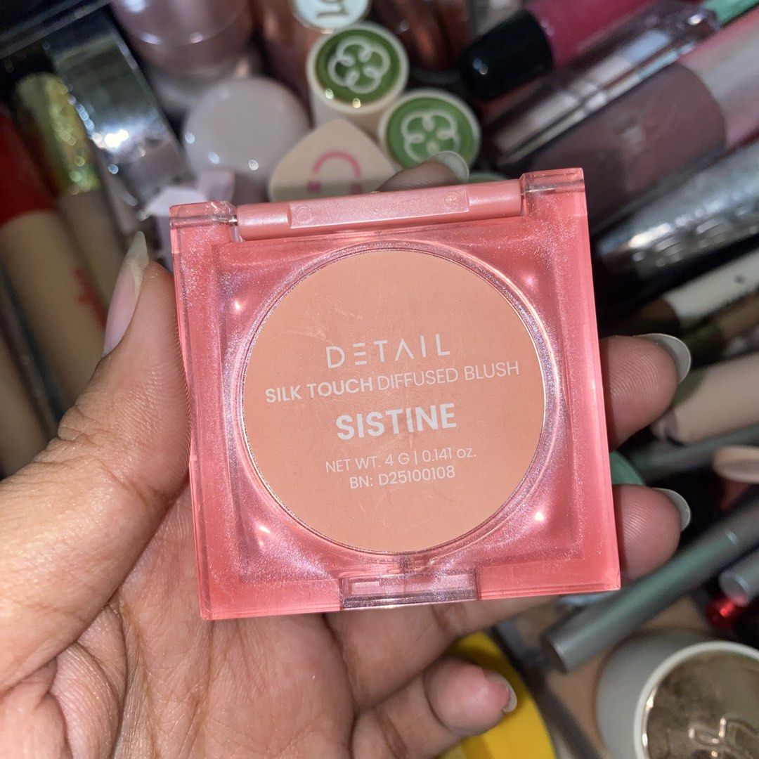 Detail Silk Touch Diffused Blush shade SISTINE (Category: Makeup) located in Cavite. Submitted by maevxnini (Listing ID 1467227551, Image 2). Description: - twice used only - no box 📍cavite.