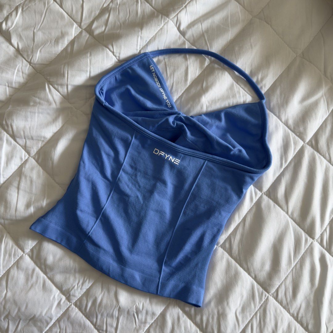 Dfyne Electric Blue Impact Strappy (Category: Activewear) located in Davao. Submitted by aug_amari (Listing ID 1467207807, Image 2). Description: size extra small please no asking of proof/receipt :) got this from depop for 3k! worn twice.