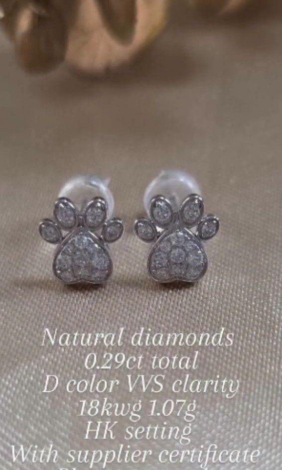 Diamond paw earrings (Category: Earrings) located in Malolos. Submitted by keenhorse_ef38ab (Listing ID 1467303435, Image 1). Description: Details posted COD/COP MEETUP/SAME DAY DELIVERY WITHIN METRO MANILA.