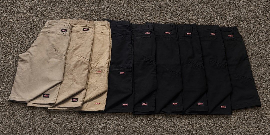 Dickies Genuine Bundle (9pcs.) (Category: Shorts) located in Legazpi City. Submitted by livedolphin_68dee2 (Listing ID 1467303813, Image 1). Description: Sizes 30-40 DICKIES Genuine 9 pcs bundle. All Good Condition..