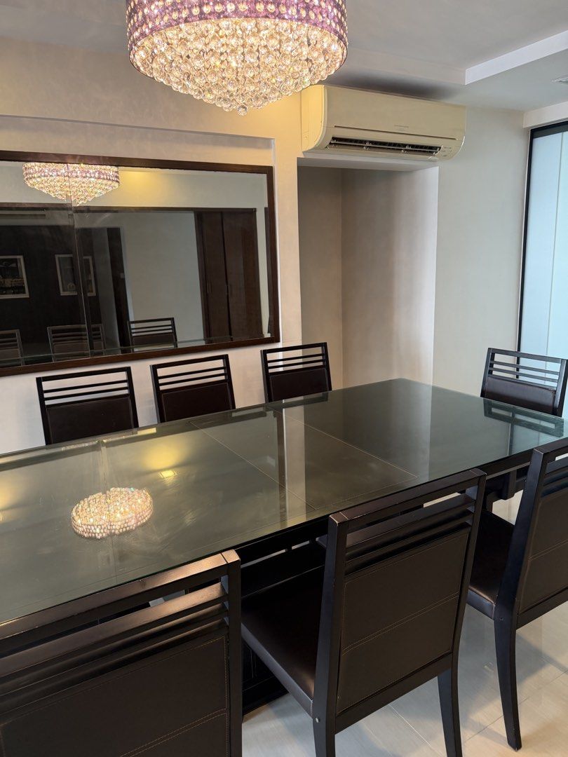 Dining table (Category: Tables & Sets) located in Singapore. Submitted by vitz071315923 (Listing ID 1467230525, Image 3). Description: Well used dining table for sale . 1.8m long with 8 seaters .