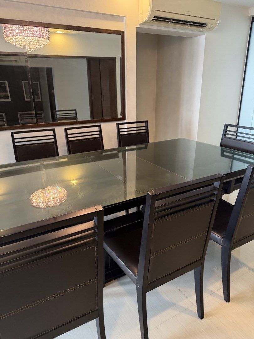 Dining table (Category: Tables & Sets) located in Singapore. Submitted by vitz071315923 (Listing ID 1467230525, Image 2). Description: Well used dining table for sale . 1.8m long with 8 seaters .
